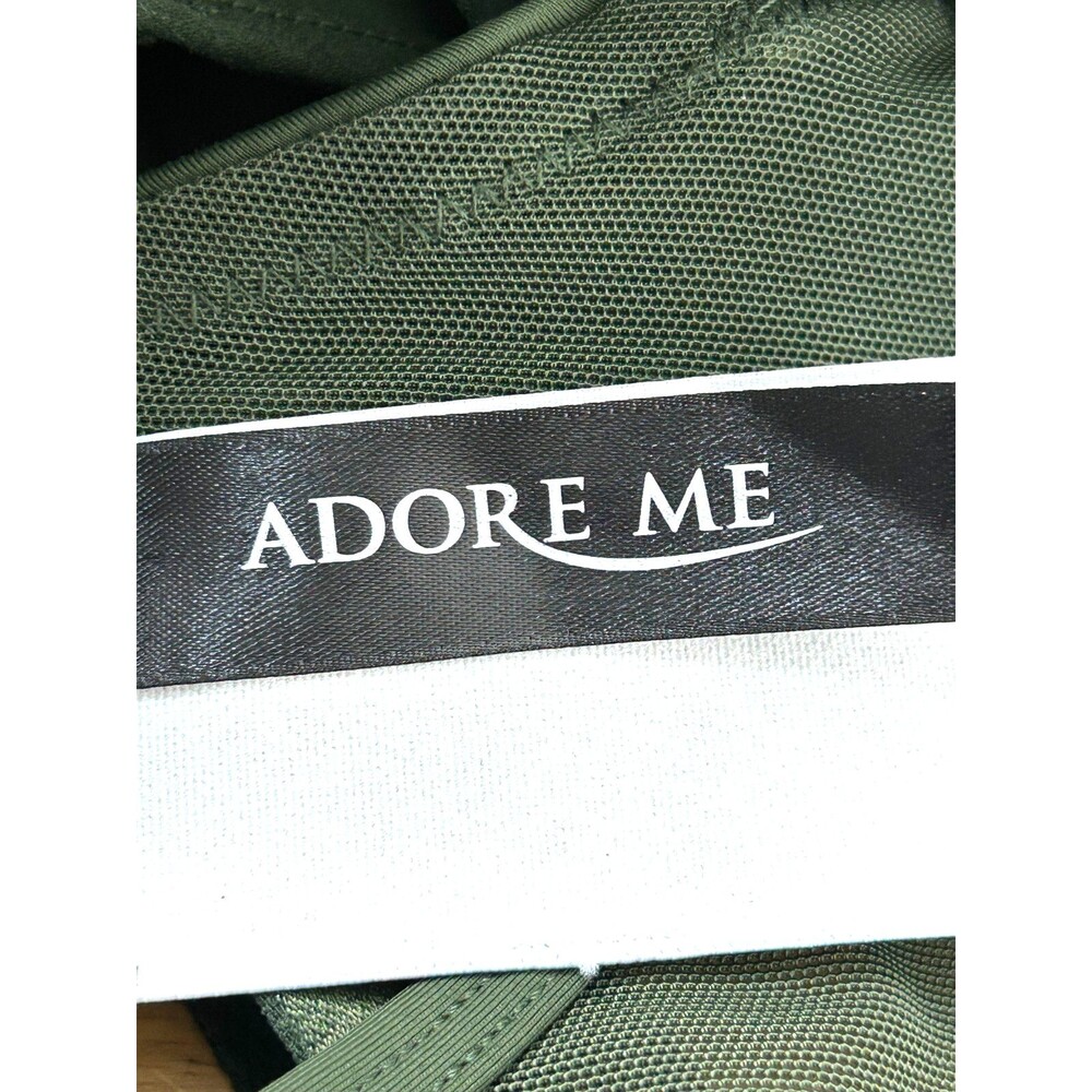 Adore Me Green 38DDD Micah Contour High Impact Sport Bra Mesh Adjustable Straps - Picture 10 of 12